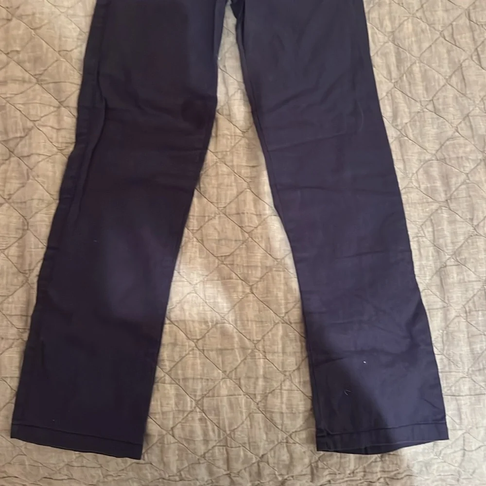 Gymboree Prep fit navy blue linen pants - Youth 10
